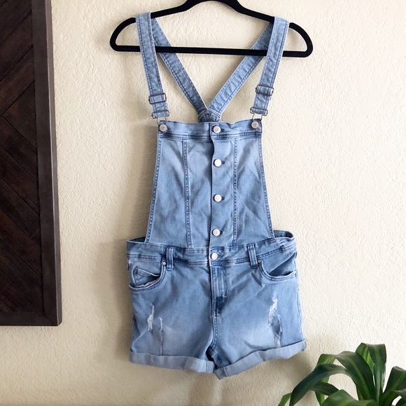 celebrity pink overalls shorts